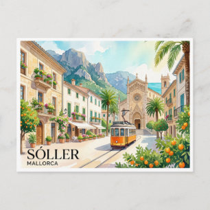 Sóller Spanien Postkarte