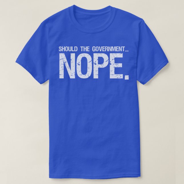 sollte der Regierungsnopp T-Shirt (Design vorne)