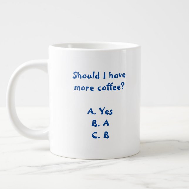 Sollte ich mehr Kaffee Tasse haben? (Links)