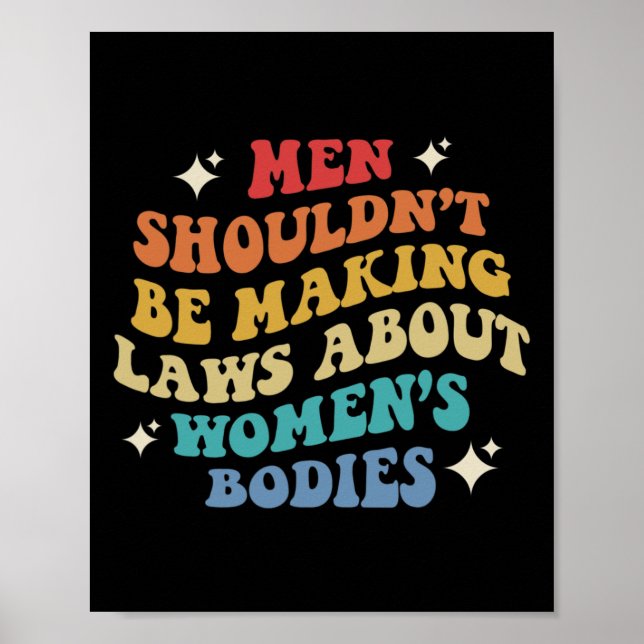 Sollte keine Gesetze über Frauenkörper Pro C erlas Poster (Vorne)