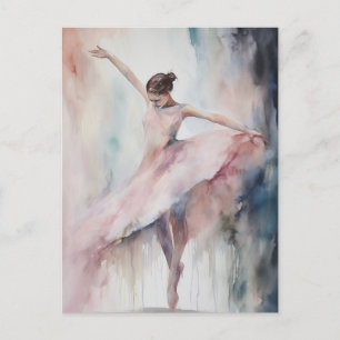 Solo-Balletttänzer-Postkarte Postkarte