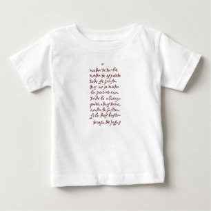 Solo Dios basta (Lass nichts stört dich) Baby T-shirt