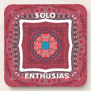 Solo Enthusiasmus Getränkeuntersetzer