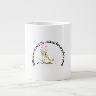 Solo in der Natur die ultimative Form der Selbstfi Jumbo-Tasse