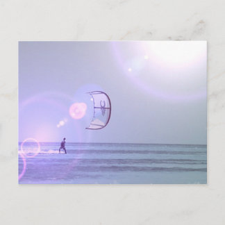Solo Kiteboard Postkarte