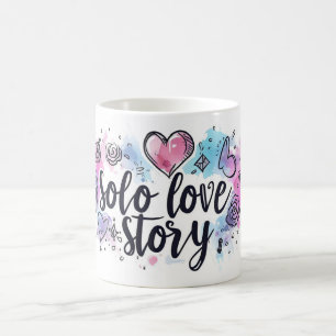 Solo Liebe Story Niedlich Slogan Kaffeetasse