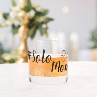 # Solo Mama Single Parent Trinkbehälter Set Whiskyglas