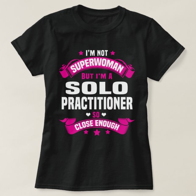 Solo Practitioner T-Shirt (Design vorne)