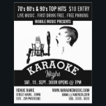Solo Singer, Karaoke Eventwerbung Flyer<br><div class="desc">Solo Sänger,  Karaoke Event Advertising Flyer von The Business Card Store.</div>