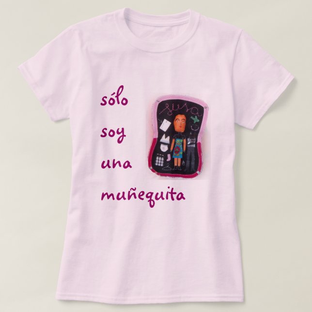 Solo- Sojabohnenöl una muñequita T-Shirt (Design vorne)