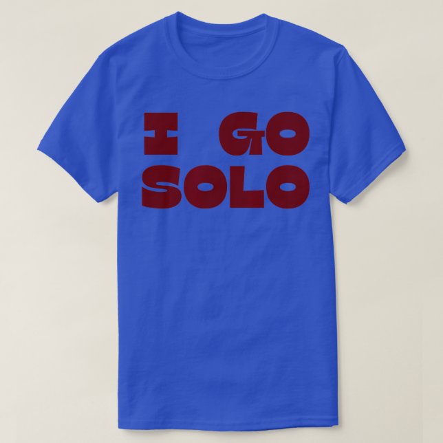 SOLO Solo Camp Funny Adventure Mens Ladys Go o Ca T-Shirt (Design vorne)