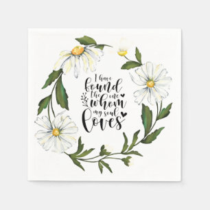 Solomon 3:4 Ich habe das Eine gefunden Serviette