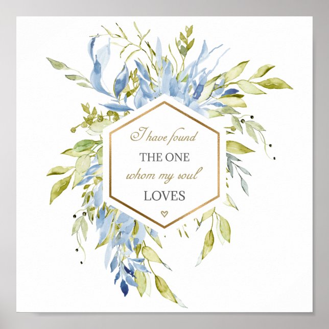 Solomon 3:4 Ich habe den einen gefunden Poster (Vorne)