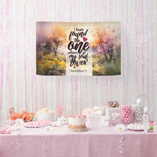 Solomon 3:4 Ich habe die Eine Bibel gefunden Banner (Party)