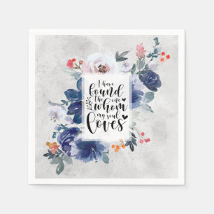 Solomon 3:4 Ich habe die Eine Blume gefunden Serviette