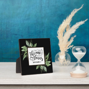 Solomon 3:4 Ich habe die Eine Hochzeit gefunden Fotoplatte