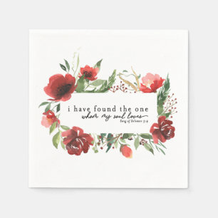 Solomon 3:4 Ich habe die Eine Hochzeit gefunden Serviette