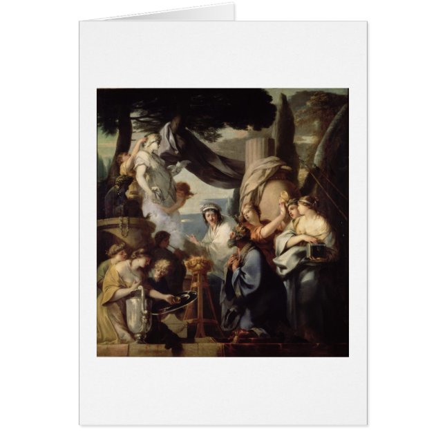 Solomon, der ein Opfer zu den Idolen bringt (Vorne)