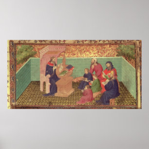 Solomon diktiert die Sprichwörter Poster