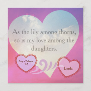 Solomon-Ermutigungskarte Karte