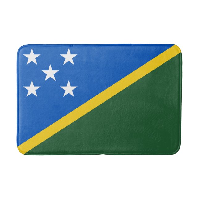 Solomon Islands Flag Badematte (Vorderseite)