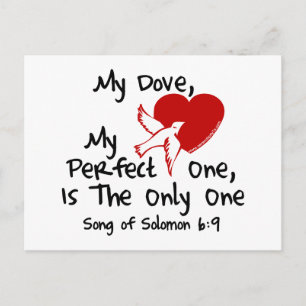 Solomon-Lied 6:9 Postkarte
