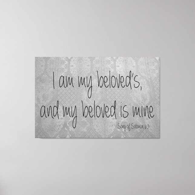 Solomon-Lied Leinwanddruck (Vorderseite)