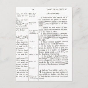 Solomon-Lied Postkarte