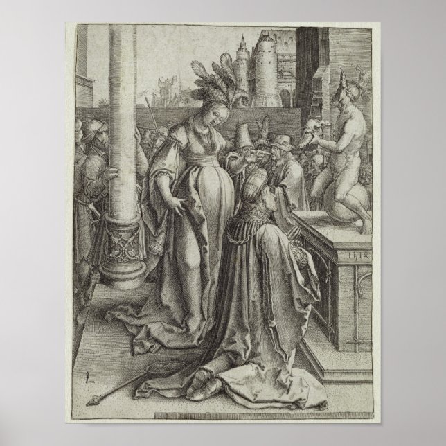 Solomon Prays vor Graven Image, c.1514 Poster (Vorne)