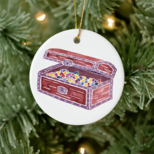 Solomon und der Schatz der Weisheit Jesse Tree Keramik Ornament