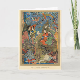 Solomon und die Königin von Sheba, 16. Jahrhundert Karte