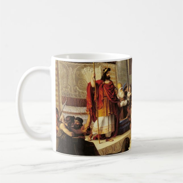 Solomon und die Königin von Sheba - Giovanni De Mi Kaffeetasse (Links)
