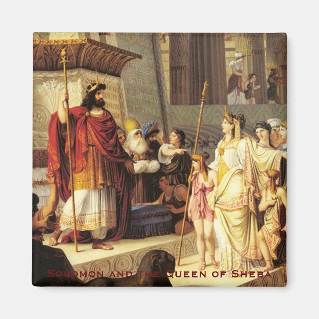 Solomon und die Königin von Sheba - Giovanni De Mi Magnet (Vorne)