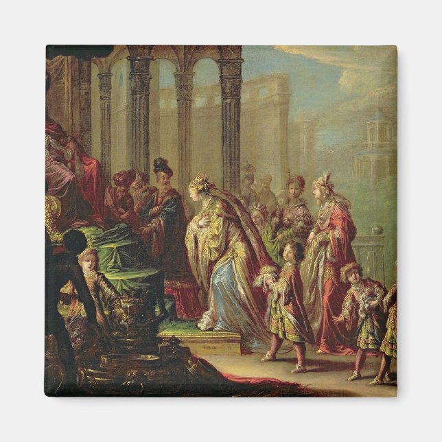 Solomon und die Königin von Sheba oder Esther vor  Magnet (Vorne)