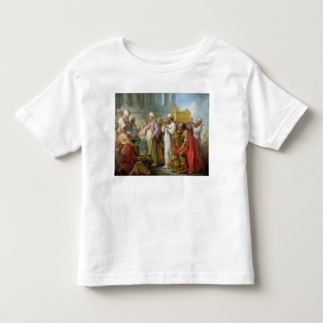 Solomon vor der Arche des Vertrages, 1747 Kleinkind T-shirt (Vorderseite)