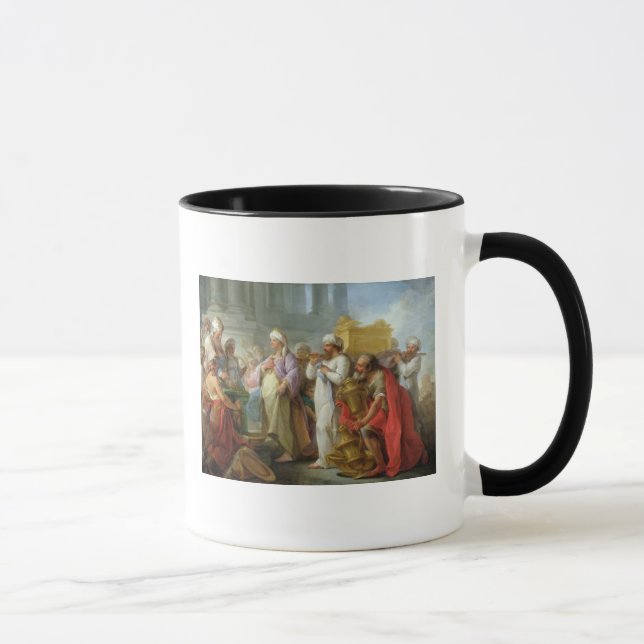 Solomon vor der Arche des Vertrages, 1747 Tasse (Rechts)