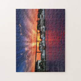 Solomons Insel-Sonnenuntergang Puzzle
