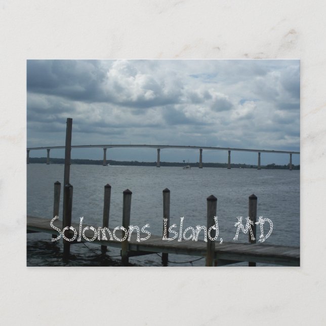 Solomons Island, MD Postkarte (Vorderseite)