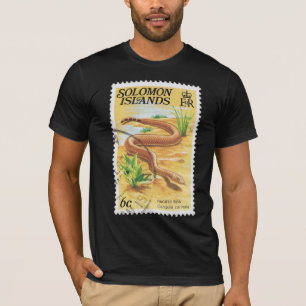 Solomons Schlangen-Briefmarke T-Shirt