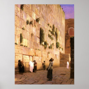 SOLOMON'S WALL JERUSALEM - DRUCKEN - POSTERS - ART POSTER