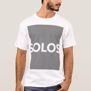 SOLOS Fettdruck-Typografie  T-Shirt