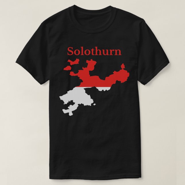 Solothurn Kanton Schweiz T-Shirt (Design vorne)