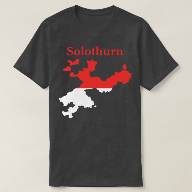 Solothurn Kanton Schweiz T-Shirt (Design vorne)