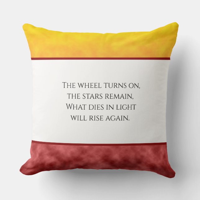 Solstice Bloom Kissen (Vorderseite)