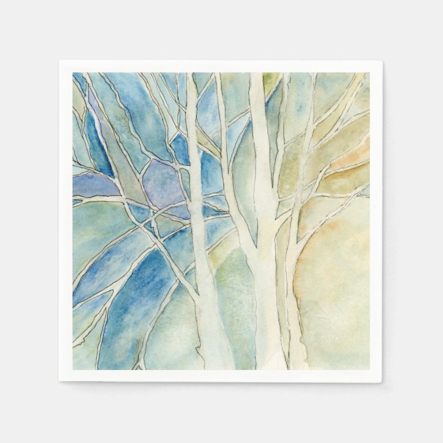 Solstice Design auf Party Napkins Serviette (Vorderseite)