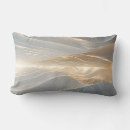 Solstice Echo – Luminous Gold Wave Abstract Throw Lendenkissen