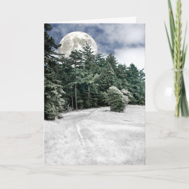 Solstice Full Moon Trail to the Woods Karte (Vorderseite)