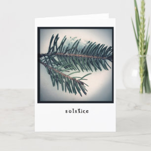 Solstice Holiday Card Feiertagskarte