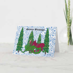 Solstice Segen Drachenkarte Karte