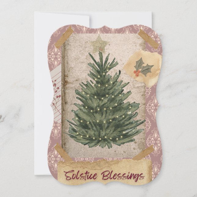 Solstice Sessings Holiday Card (Flachbildschirm) Feiertagskarte (Vorderseite)